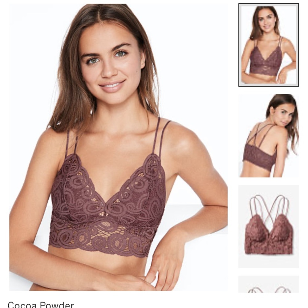💕 Victoria’s Secret Pink bralette - size M-DD